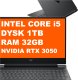 Laptop HP Laptop Gamingowy HP Victus 15-fa2700ca / B96JBUA / Intel Core i5 / 32GB / 1TB / RTX 3050 / 144Hz / FullHD / Win 11 / Czarny 1