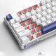 Klawiatura Klawiatura gamingowa Machenike K500B-B87 przewodowa mechaniczna podświetlana Red Switch - biała 10