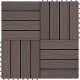 vidaXL vidaXL Płytka Tarasowa Projekt 3D 11 pcs Ciemny brąz 30 x 30 cm 5