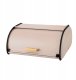 Chlebak Brunbeste Chlebak metalowy pojemnik na chleb pieczywo bułki 35x24x14.5cm beżowy BRUNBESTE BB-7703 1