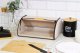 Chlebak Brunbeste Chlebak metalowy pojemnik na chleb pieczywo bułki 35x24x14.5cm beżowy BRUNBESTE BB-7703 5