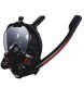 LeanToys Maska Do Snorkelingu Nurkowania Pełnotwarzowa AntiFog DryTop Czarna L/XL 2