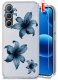 krainaGSM ETUI do Samsung A56 5G Wzory wiosenne Wiosna Kwiaty CLEAR CASE + SZKŁO 1