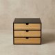 Edaxo Bambusowy organizer biurowy z szufladkami HEGO, 25 cm 4