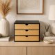 Edaxo Bambusowy organizer biurowy z szufladkami HEGO, 25 cm 9