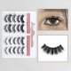 Zoe`s Dream Lashes Rzęsy Magnetyczne 10 PAR Sztuczne DŁUGIE Zestaw XXXL 4