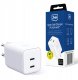 Ładowarka 3MK 3mk Hyper Charger PD 45W GaN AVS QC4+ PPS AFC FCP DCP 2C White 1