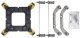 Chłodzenie CPU Chieftec Chieftec Low Profile CPU Cooler 45mm, 5pipe, Black 11