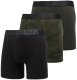 Under Armour Bokserki męskie UNDER ARMOUR Czarne/Khaki - 3 PAK Performance M 1