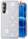 krainaGSM ETUI do Samsung A17 5G Wzory wiosenne Wiosna Kwiaty CLEAR CASE + SZKŁO 1