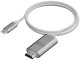 Linq LINQ - 8K/60Hz Pro Kabel USB-C na HDMI 2m - Srebrny 3