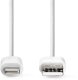 Kabel USB Nedis Lightning 3 m Biały (CCGL39300WT30) 2