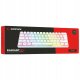 Klawiatura Rampage Rampage Klawiatura mechaniczna gamingowa Radiant K11 60% RGB Blue Switch, biała 3