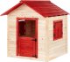 Beliani Domek ogrodowy dla dzieci PELOPIO Czerwony 1
