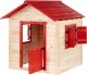 Beliani Domek ogrodowy dla dzieci PELOPIO Czerwony 6