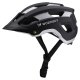 Wozinsky Kask rowerowy MTB z odpinanym daszkiem lekki 57-62 cm - czarno-srebrny (1033233) 1