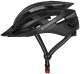 Wozinsky Kask rowerowy MTB z odpinanym daszkiem tylną lampką USB 57-62 cm - czarny (1033267) 2