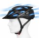 Wozinsky Kask rowerowy MTB z odpinanym daszkiem tylną lampką USB 57-62 cm - czarny (1033267) 5