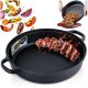 Patelnia NAVA Żeliwna Głęboka Gaz Indukcja Grill Solidna Trwała ORION 30 cm 12