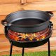 Patelnia NAVA Żeliwna Głęboka Gaz Indukcja Grill Solidna Trwała ORION 30 cm 5
