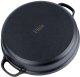 Patelnia NAVA Żeliwna Głęboka Gaz Indukcja Grill Solidna Trwała ORION 30 cm 10