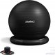 Virtufit VIRTUFIT PIŁKA GIMNASTYCZNA ANTI-BURST PRO Z POMPKĄ CZARNA 65 CM 1
