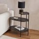 Home Styling Collection Stolik 3-poziomowy FRONTI,  64 x 33 x 63 cm 2