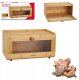 Chlebak Klausberg Bambusa pudełko na chleb z akrylowym przodem 40 × 24 5 × 19 cm KB 7924 KB 7924 (5908287279247) 1