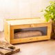 Chlebak Klausberg Bambusa pudełko na chleb z akrylowym przodem 40 × 24 5 × 19 cm KB 7924 KB 7924 (5908287279247) 4