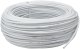 Przewód TreQ Przewód OMY 2x1 okrągły, biały, linka Elektrokabel OMY 2x1mm2 100m 8
