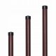 Cavatorta SŁUPKI ogrodzeniowe do SIATKI okrągłe fi 48x1,5mm wys 2m BRĄZ pakiet 8szt 4