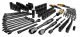 Zestaw narzędzi Hedootools Zestaw kluczy nasadowych DeWalt z czarnego chromu 184 el. DWMT45184-1 + walizka 3