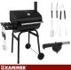 Kaminer Grill ogrodowy z pokryw 82x51x117cm Kaminer 8
