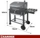 Kaminer Grill ogrodowy z pokryw 114x67x120cm Kaminer 4