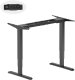 Equip Equip 650815 Rama stojąca biurka Prąd elektryczny 2 x noga Czarny 2