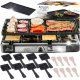 Grill elektryczny duży XL mocny raclette 1400W 8 osób - 17496853727 1