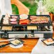 Grill elektryczny duży XL mocny raclette 1400W 8 osób - 17496853727 9