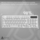 Klawiatura Ajazz AF98 White USB-C 7