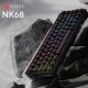 Klawiatura Ajazz NK68 Red Switch Black USB-C 6