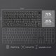 Klawiatura Ajazz AK820 Red Switch Black USB-C 14