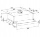 Okap Amica Okap teleskopowy Amica OTP 6233I 270 m3/h 60 cm 8