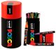 Posca POSCA Shaped metal tin - med 13 stk. POSCA pens 1