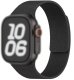 GlacierX Pasek do smartwatcha GlacierX Silicone Smooth Grained Magnetic Black do Apple Watch 42/44/45/49mm Czarny 4