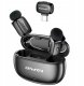 Mikrofon Awei Bezprzewodowy Mikrofon Krawatowy AWEI MK5 Duo Ai-Voice czarny 1