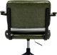 Krzesło biurowe Beliani Krzesło obrotowe Obrotowy CANDOR Ciemnozielony 7