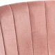 Krzesło biurowe Beliani Krzesło obrotowe KATONAH Welur Różowy 7