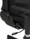 Fotel Beliani Krzesło biurowe regulowane czarne WARRIOR 8