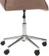 Krzesło biurowe Beliani Krzesło biurowe regulowane jasnobrązowe NEWDALE 10