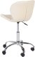 Krzesło biurowe Beliani Krzesło biurowe ze sztucznej skóry beżowe VALETTA 5
