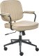 Krzesło biurowe Beliani Krzesło obrotowe BERNE Beżowy 1